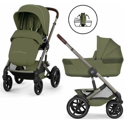 Cybex Talos S Lux incl. Foldable Cot Gold Moss Green 2026
