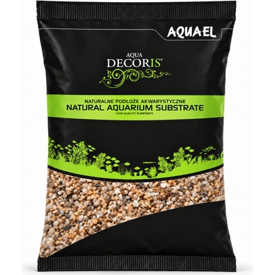 Aquael štěrk přírodní vícebarevný 3-5 mm, 10 kg – Hledejceny.cz