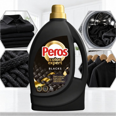 Peros expert Color prací gel na černé 3 l