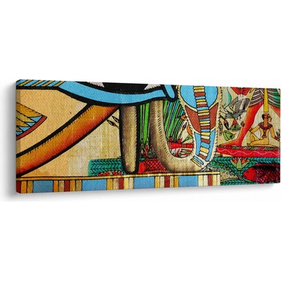 Obraz s egyptskými motívmi, jednodielne 145x58 cm