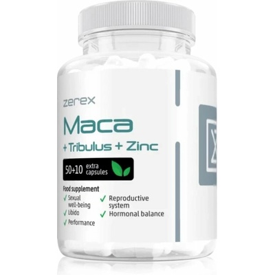 Zerex Maca + Tribullus + Zinc 60 kapslí