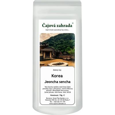 Čajová zahrada Korea Jeoncha Sencha zelený čaj 1 kg