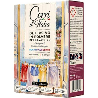 Corri d'Italia prací prášok Bucato Colorato 1 kg 20 PD