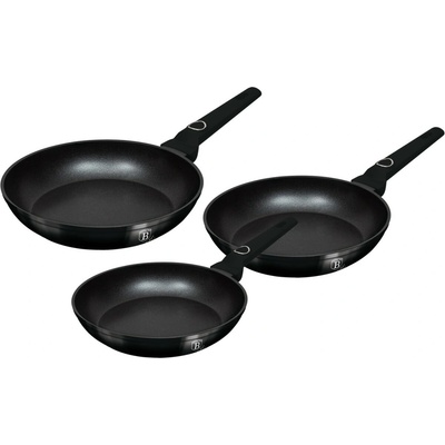 BerlingerHaus Súprava panvíc s titánovým povrchom Black Vantage, 3 ks