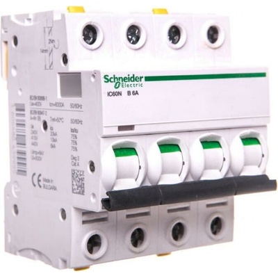 Schneider Electric A9F03406 Acti9 iC60N 4P 6A B 6kA