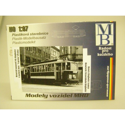 MB modely Stavebnice historické tramvaje Ringhoffer 1:87