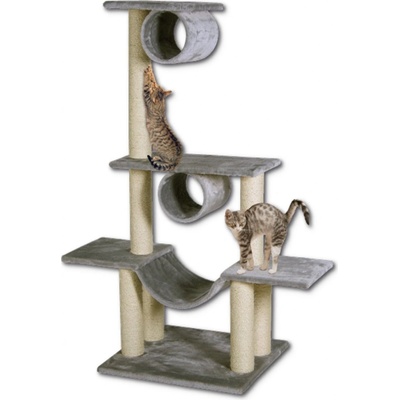 Magic Cat Odpočívadlo Iveta šedé 103 x 57 x 141 cm – Hledejceny.cz