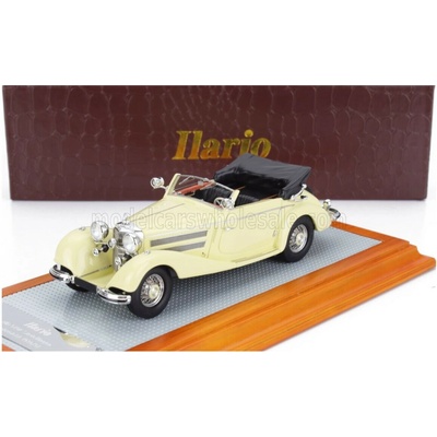 ILARIO MODEL MERCEDES BENZ 540K sn154084 SINDELFINGEN CABRIOLET A OPEN 1936 YELLOW 1:43