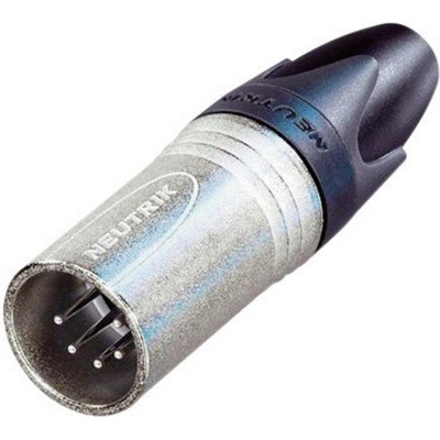 Neutrik NC5MXX XLR konektor zástrčka, rovná Pólov: 5 strieborná 1 ks