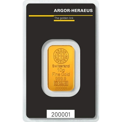Argor-Heraeus zlatý slitek 10 g – Hledejceny.cz