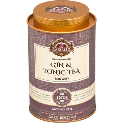BASILUR Gin & tonic earl grey zelený čaj 75 g