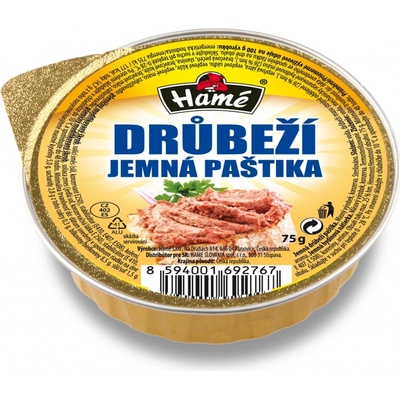 Hamé Jemná drůbeží paštika 75g