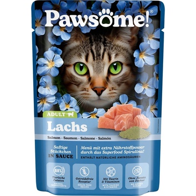 Pawsome Cat s lososem 85 g