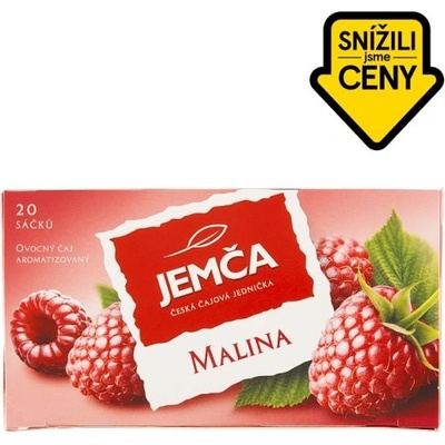 Jemča Malina ovocný čaj aromatizovaný 20 x 2 g