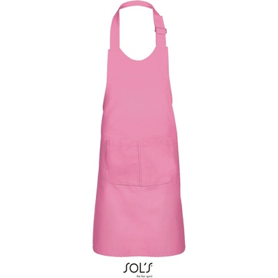SOL's Collection Zástěra Gala Kids s laclem dětská COT-25059939699 Růžová orchid