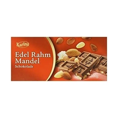 Karina Edel Rahm Mandel Schokolade 10 x 200 g