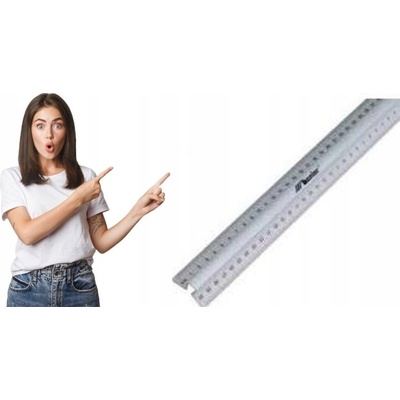 Leniar kreslicí pravítko 100 cm kovové hliníkové 30164 1