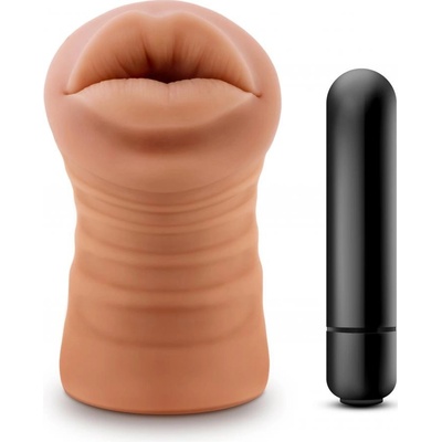 M for Men Isabella Masturbator With Bullet Vibrator Mouth