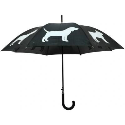 Esschert Design Dog deštník holový černo bílý
