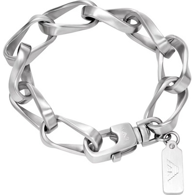 Emporio Armani Výrazný pánský náramek z oceli EGS3302040