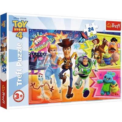 Trefl Maxi Toy Story v poklusu za dobrodružstvím 14295 24 dílků