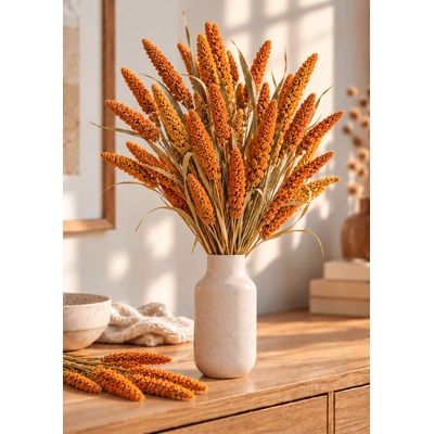 Setárie sušená oranžová (Setaria Italica), svazek 150g – Hledejceny.cz