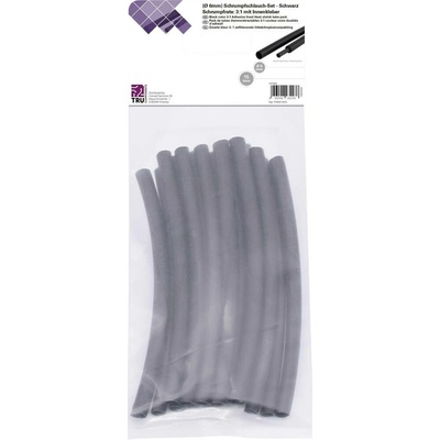 TRU COMPONENTS T1902CA032 sada zmršťovacých bužírok čierna 6 mm 2 mm Pomer zmrštenia:3:1 15 ks