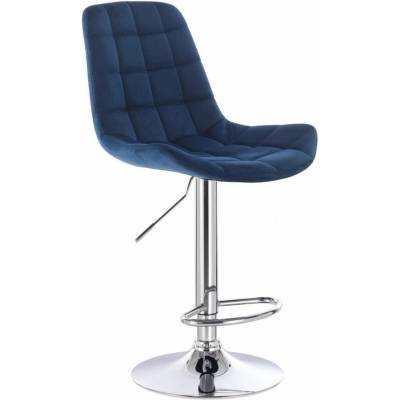 LuxuryForm Design Paris Velur na striebornom tanieri / modrá