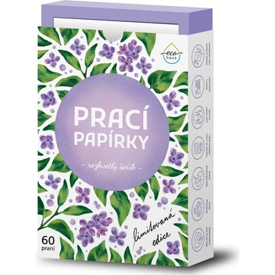 EcoHaus Prací papírky 60 praní rozkvetlý šeřík