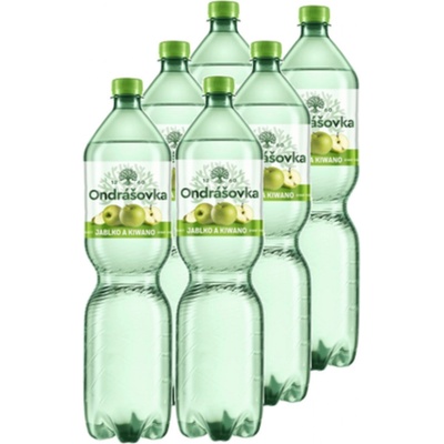 Ondrášovka Kiwano a jablko ochucená minerální voda 6 x 1,5 l