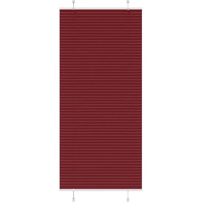 VidaXL Roleta plisé Bordová 100 x 200 cm Červená