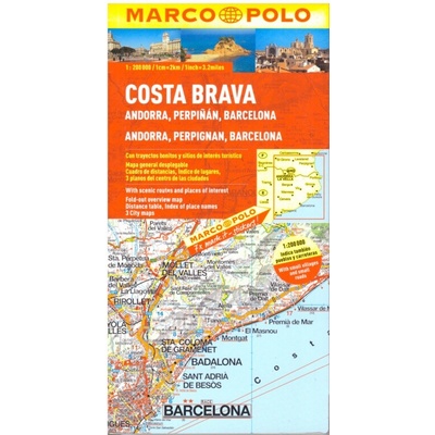 Mairs Costa Brava mapa 1:20