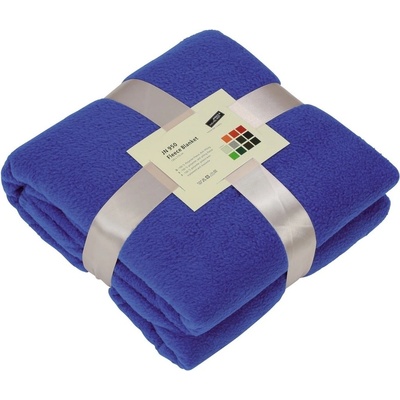 James & Nicholson fleece deka 130x170 JN950 Královská modrá 130x170
