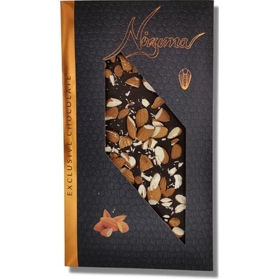 Nizuma Hořká čokoláda 70,5% s mandlemi 145 g