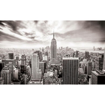 Postershop Fototapeta vliesováPohled na New York černobílá rozměry 184x254 cm