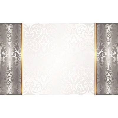 Preinterier FT3404 Fototapeta na stenu Strieborno zlatý ornament vlies 104cm x 70cm