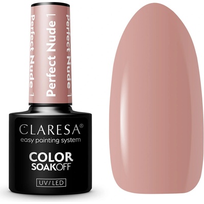 CLARESA Hybridný lak na nechty PERFECT NUDE 1 5g