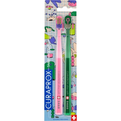 Cüraprox CS 5460 Ultrasoft Živá edice zubní kartáček 2 ks