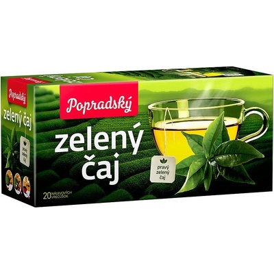 Popradský zelený čaj pravý 20 x 1,5 g