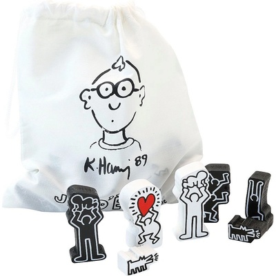 Vilac Vilac Moderní dřevěné šachy Keith Haring