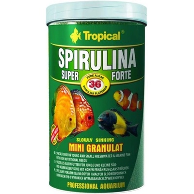 Tropical Spirulina Super Forte Mini Granulat 100 ml, 56 g