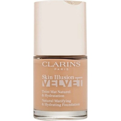 Clarins Skin Illusion Velvet Tekutý make-up s matným finišem s vyživujícím účinkem 102.5C 30 ml