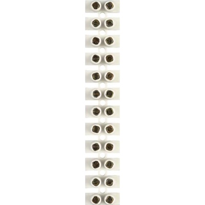 Emos Skrutková svorkovnica 12×2.5–4mm2, 450V, biela A4101