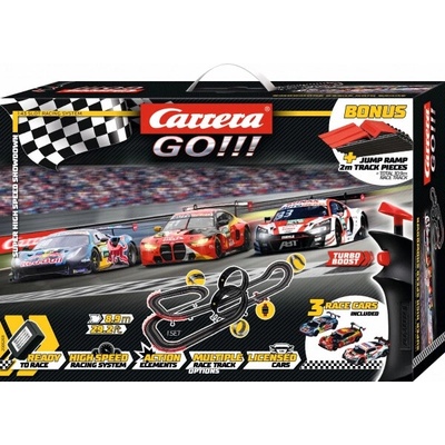 Autodráha Carrera GO DTM Super Racer s třemi vozy a loopingem 1:43