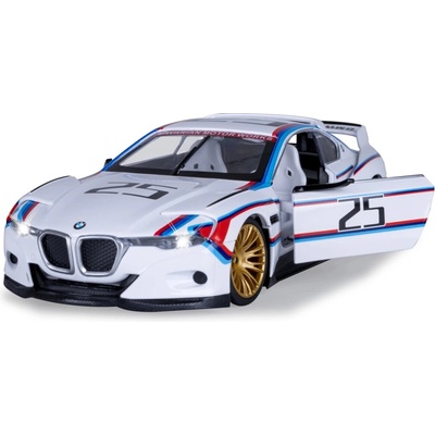JAMARA Kovový model BMW 3.0 CSL Hommage R 1:24 bílý