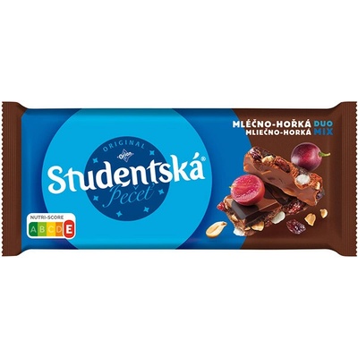 Studentská pečeť Duomix mléčná/hořká 170 g