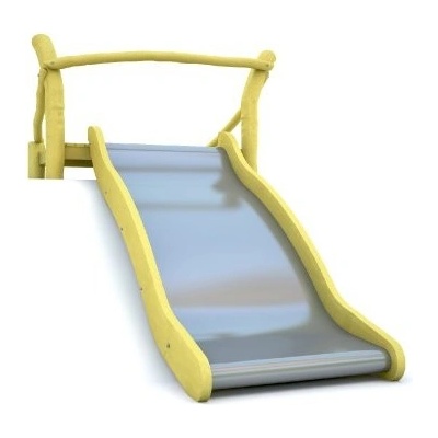 Playground System svahová z nerezu š. 1 m x d. 2,5 m s akátovou podestou
