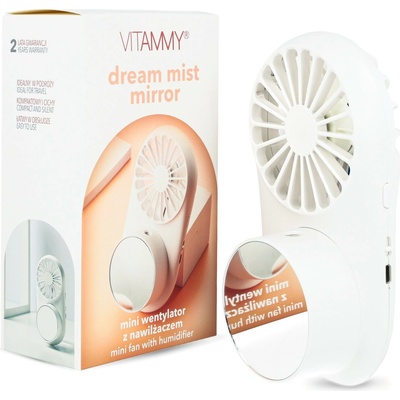 VITAMMY Dream Mist Mirror, Ventilátor so zvlhčovačom vzduchu a zrkadlom