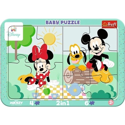 TREFL Baby Disney Detská radosť 2v1 10 dielov