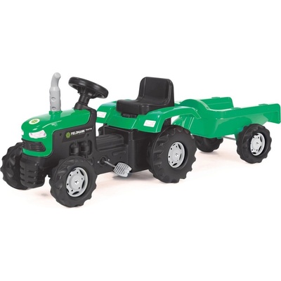 Buddy Toys BPT 1013 Šlapací traktor s přívěsem – Hledejceny.cz